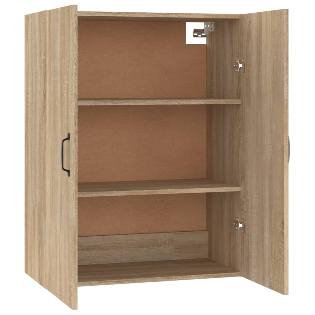 vidaXL Mobile Pensile Rovere Sonoma 69,5x34x90 cm in Legno Multistrato