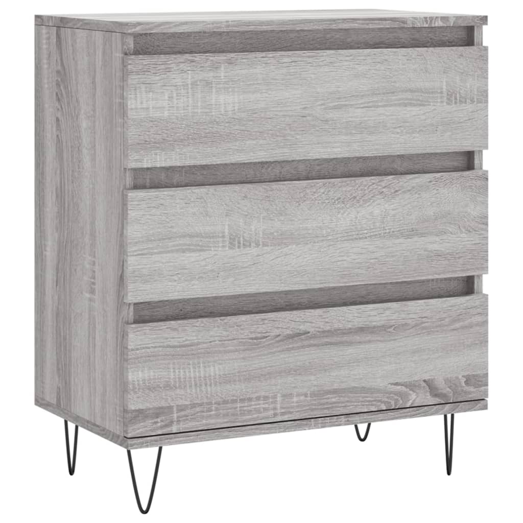 vidaXL Credenza Grigio Sonoma 60x35x70 cm in Legno Multistrato