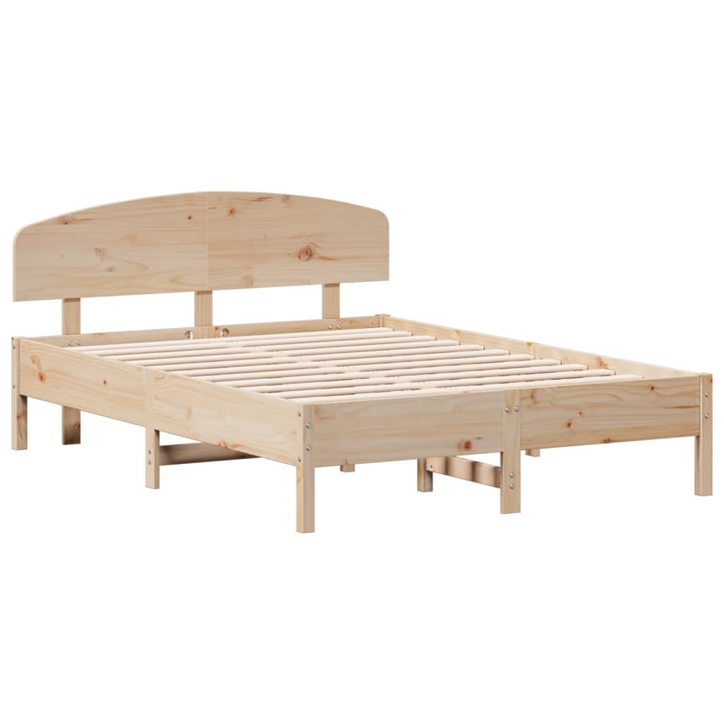 vidaXL Letto senza Materasso 120x190 cm in Legno Massello di Pino