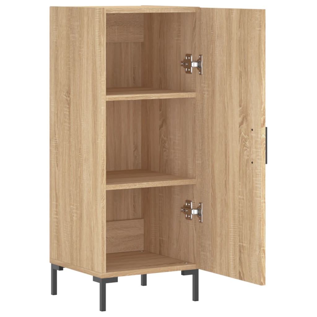 vidaXL Credenza Rovere Sonoma 34,5x34x90 cm in Legno Multistrato