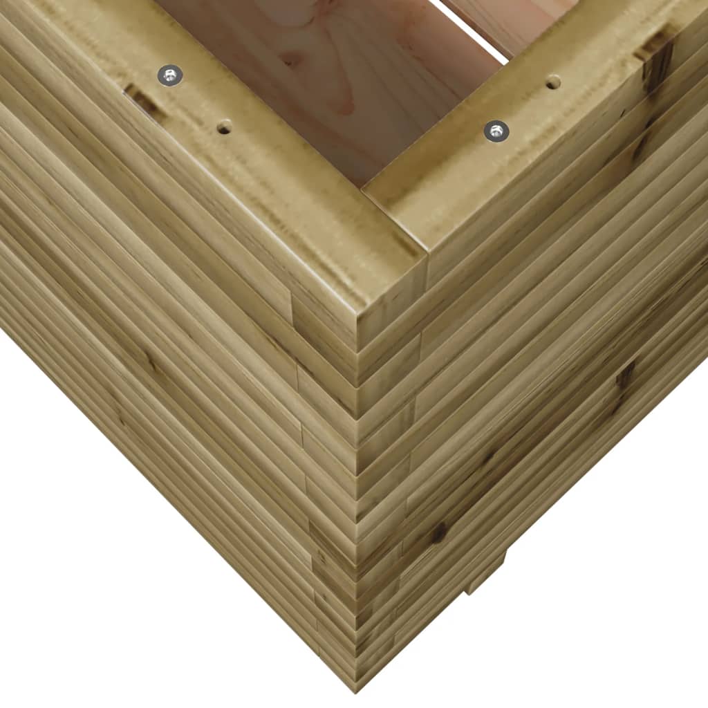 vidaXL Fioriera da Giardino 70x70x72,5 cm in Legno di Pino Impregnato