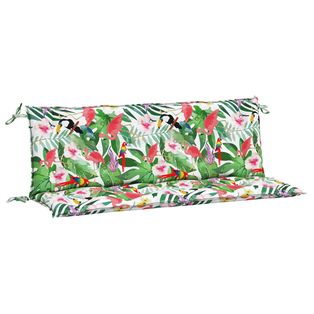 vidaXL Cuscini Panca da Giardino 2pz Multicolore 150x50x7cm in Tessuto