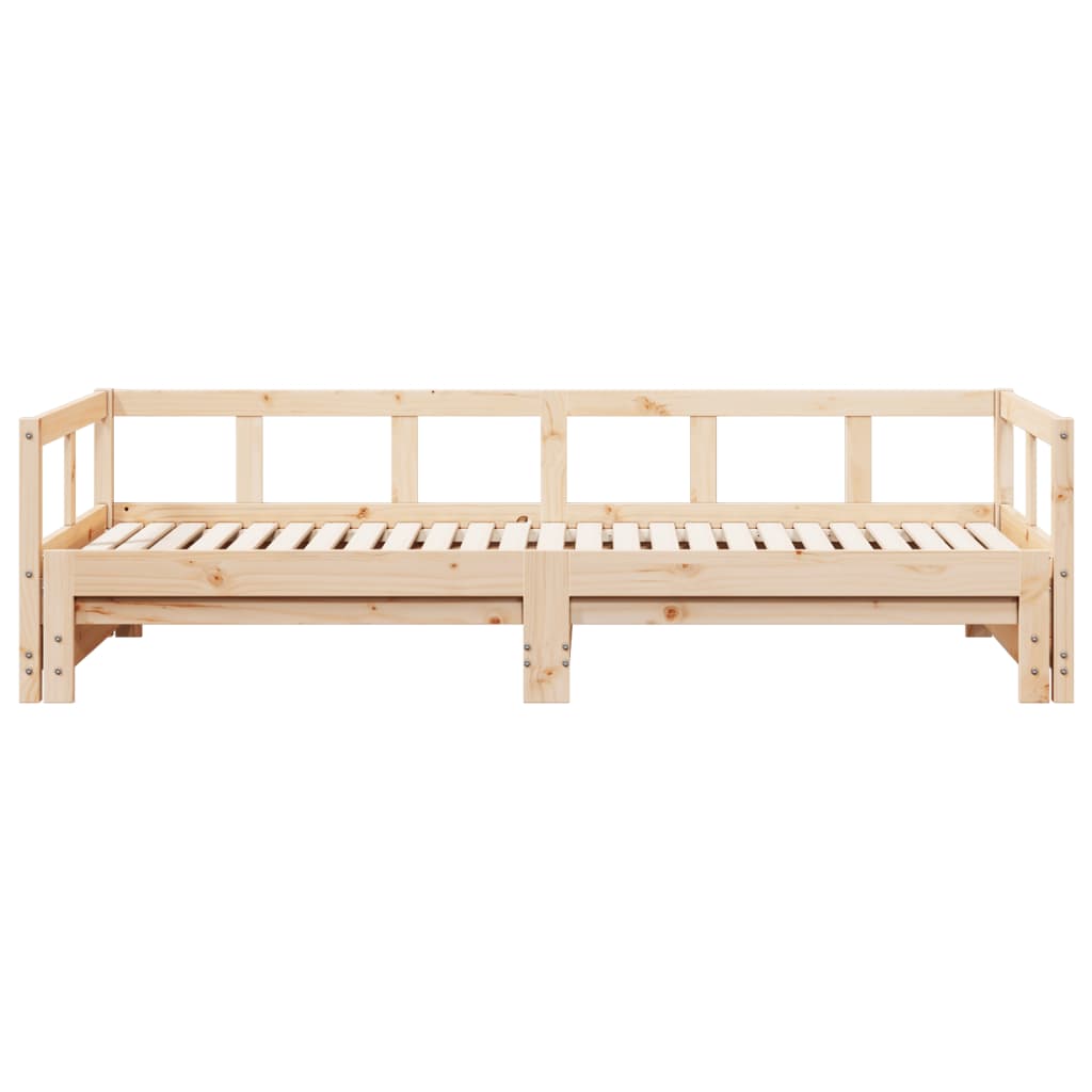 vidaXL Dormeuse senza Materasso 80x200 cm in Legno Massello di Pino