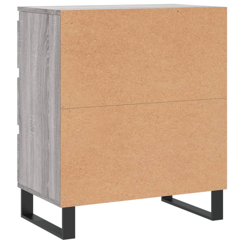 vidaXL Credenza Grigio Sonoma 60x35x70 cm in Legno Multistrato