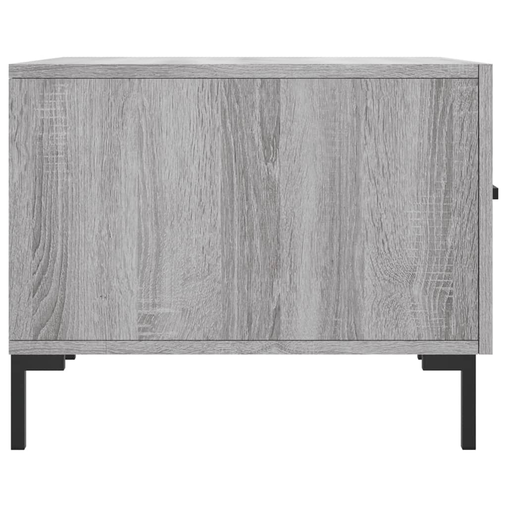 vidaXL Tavolino da Salotto Grigio Sonoma 50x50x40 cm Legno Multistrato