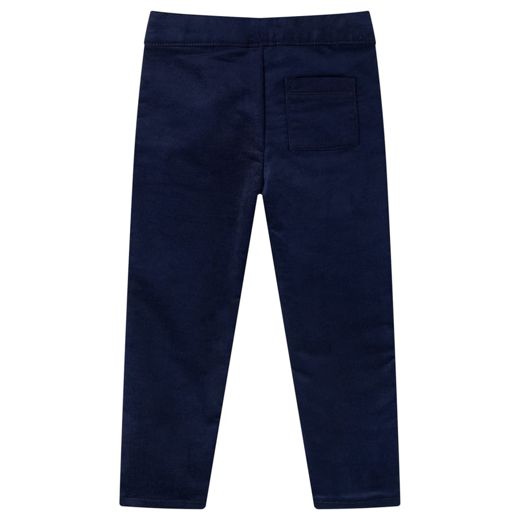 Pantaloni da Bambino Blu Marino Scuro 104