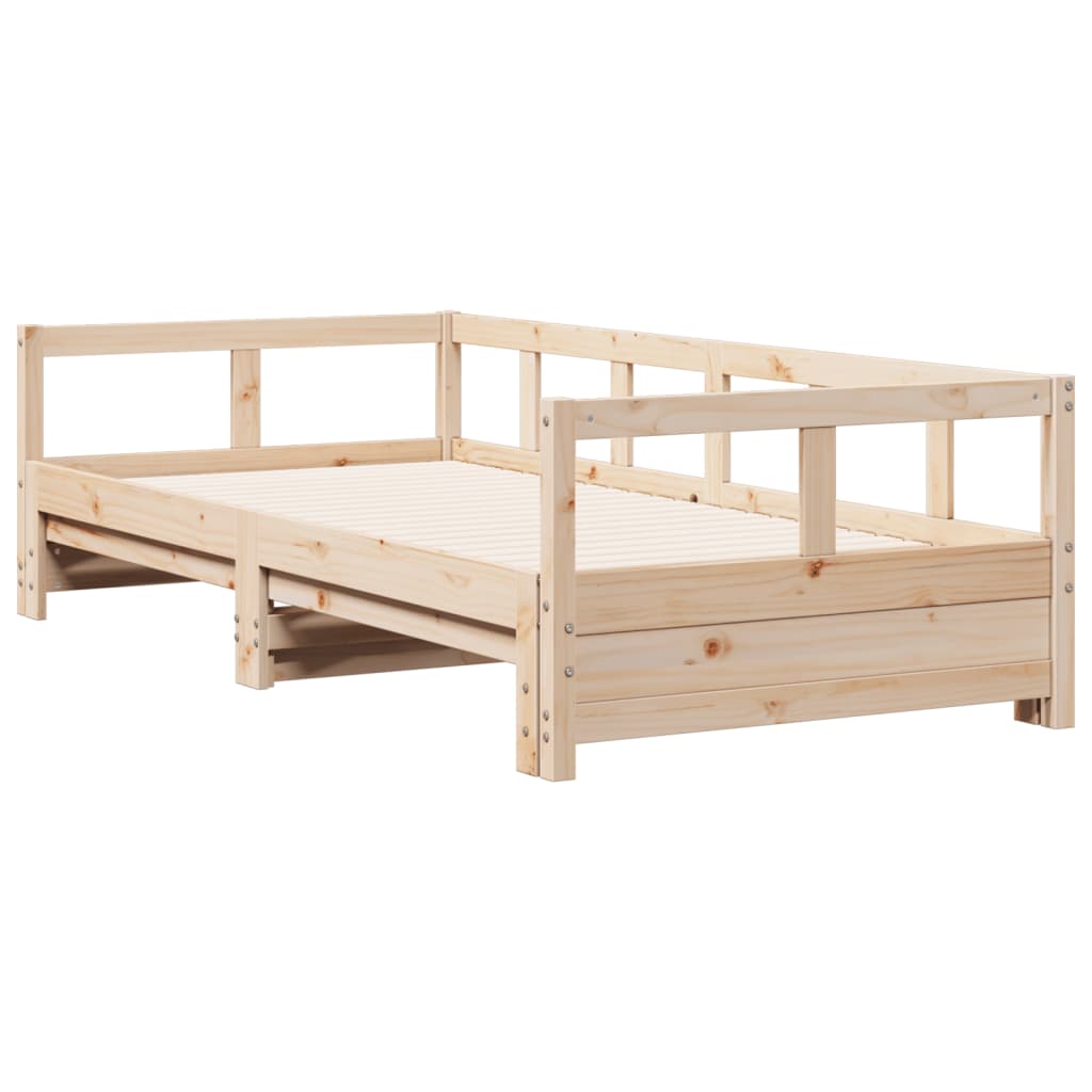 vidaXL Dormeuse senza Materasso 80x200 cm in Legno Massello di Pino