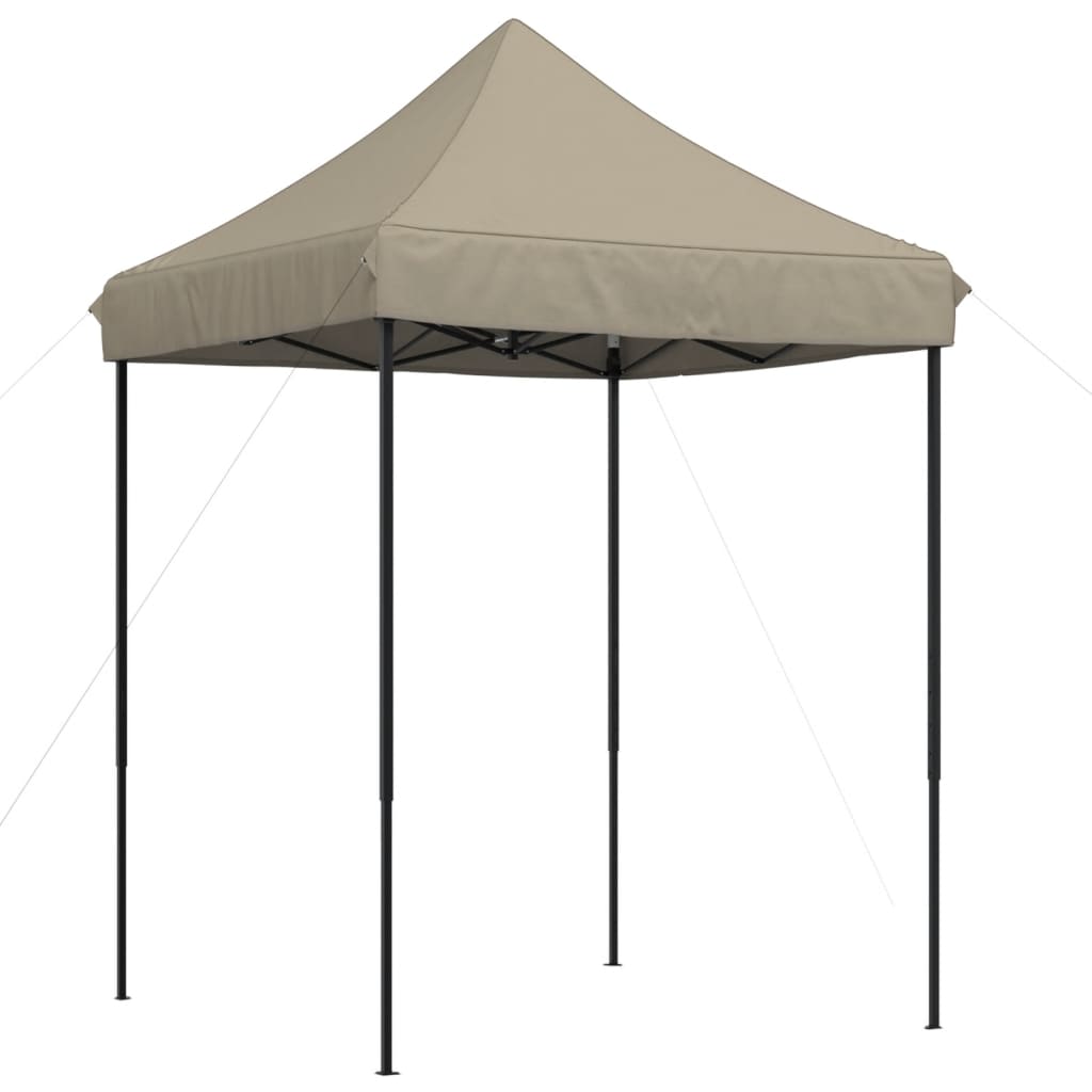 vidaXL Tenda da Festa Pieghevole Pop-Up Tortora 200x200x306 cm