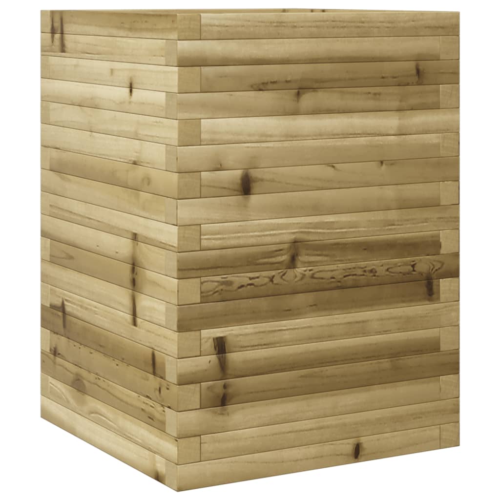 vidaXL Fioriera da Giardino 50x50x68,5 cm in Legno di Pino Impregnato