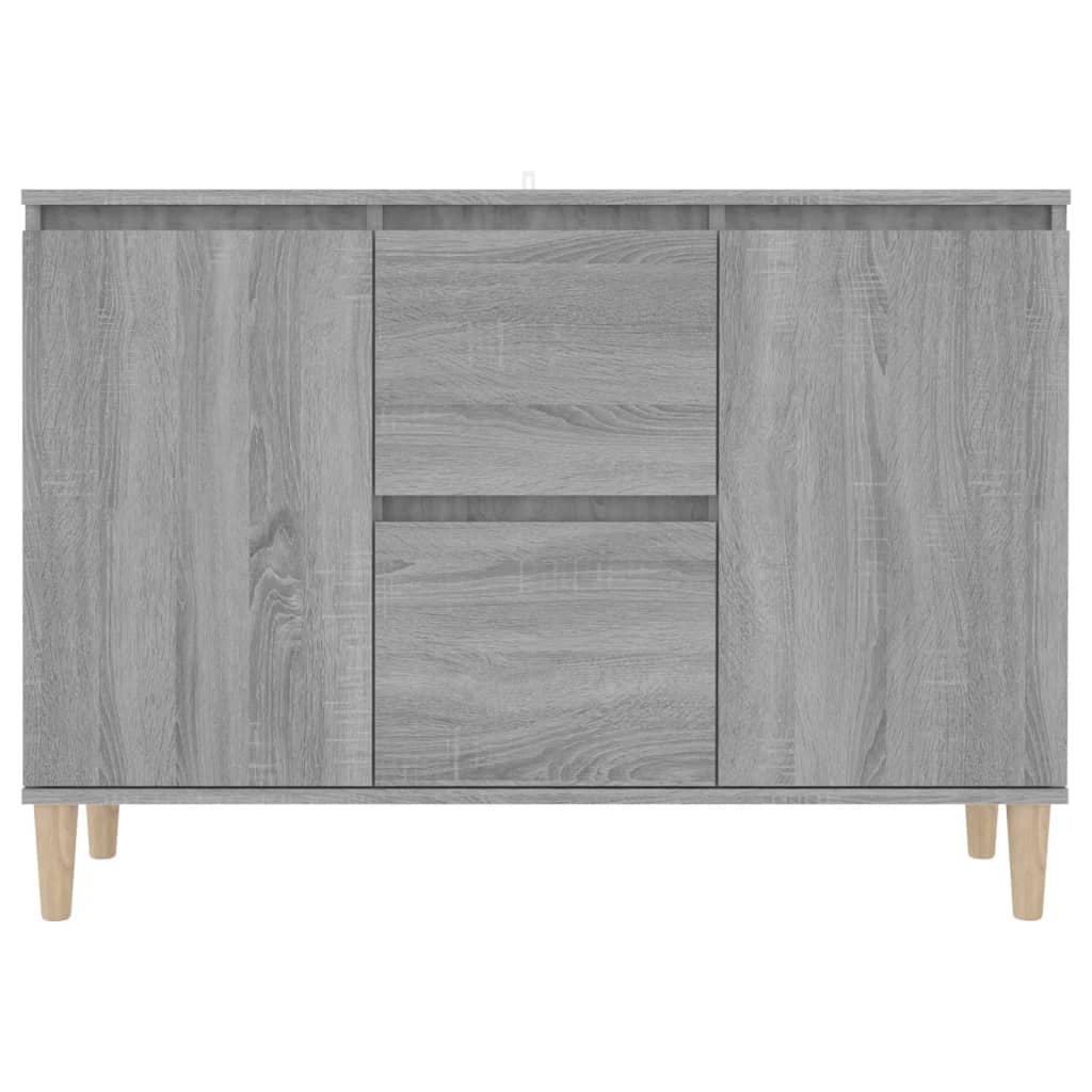 vidaXL Credenza Grigio Sonoma 101x35x70 cm in Legno Ingegnerizzato