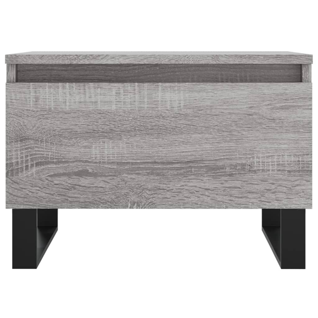 vidaXL Tavolino da Salotto Grigio Sonoma 50x46x35 cm Legno Multistrato