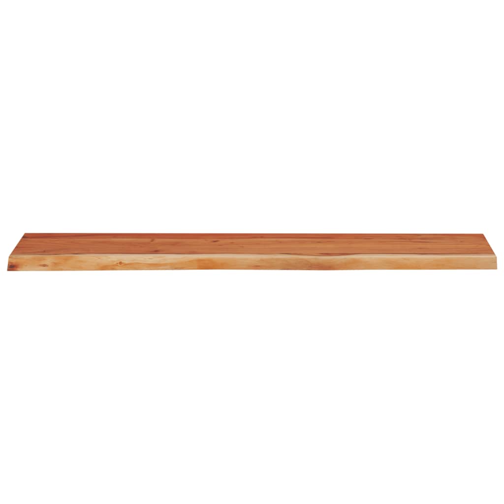 vidaXL Mensola a Muro 60x20x2,5cm Rettangolare Legno Acacia Bordi Vivi