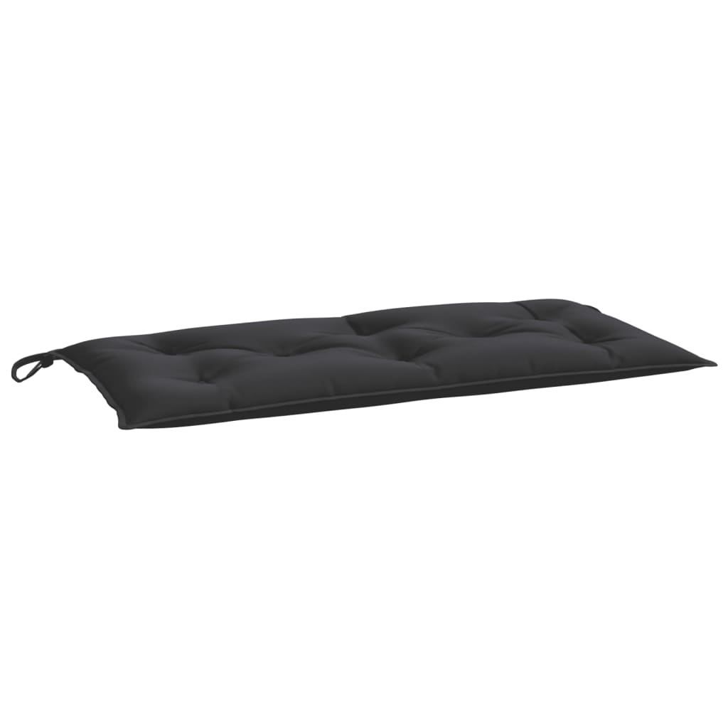 vidaXL Cuscino per Panca Nero 110x50x7 cm in Tessuto Oxford