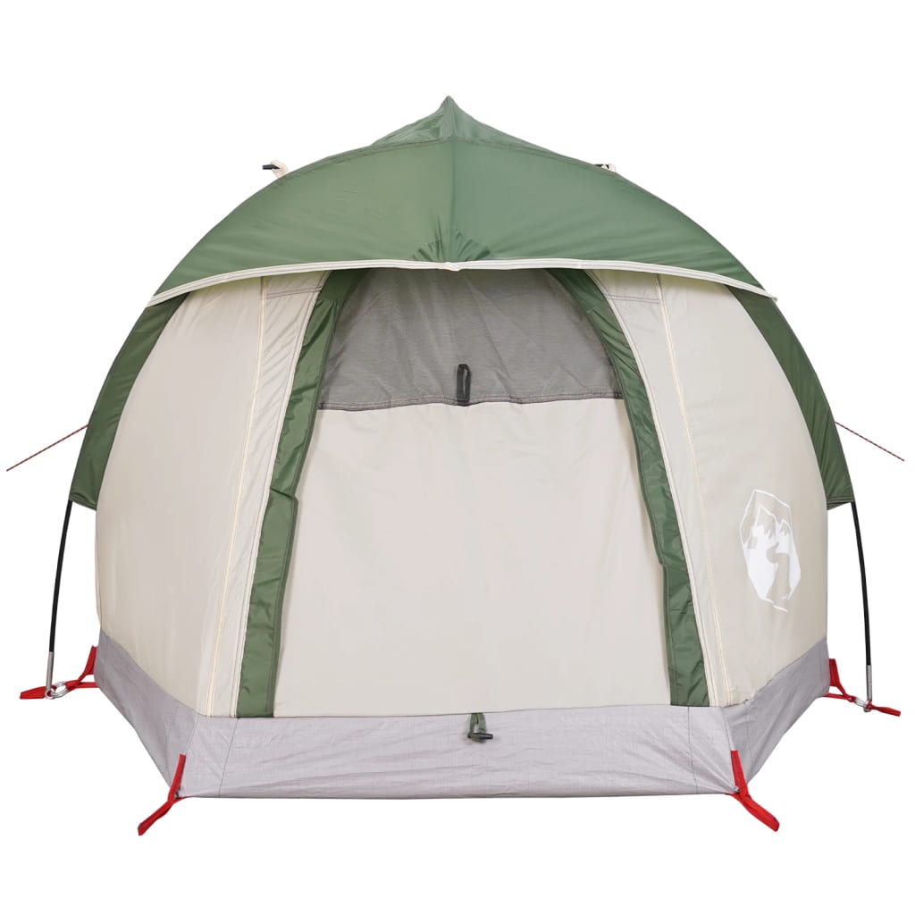 vidaXL Tenda da Campeggio a Cupola per 1 Persona Verde Impermeabile