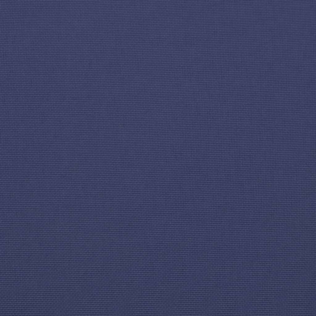 vidaXL Cuscini per Pallet 2 pz Blu Marino 50x50x3 cm in Tessuto Oxford