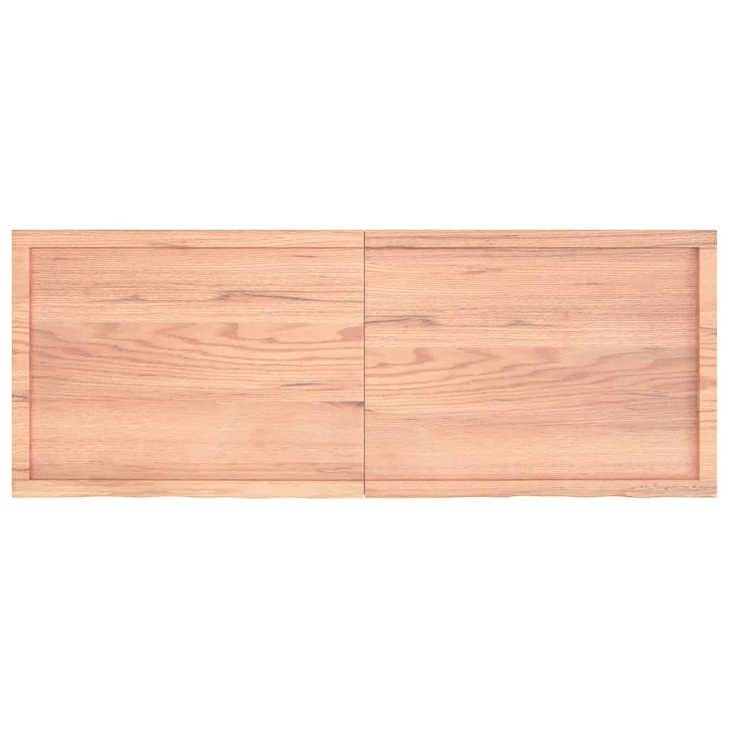 vidaXL Piano Bagno Marrone 160x60x(2-4) cm Legno Massello Trattato