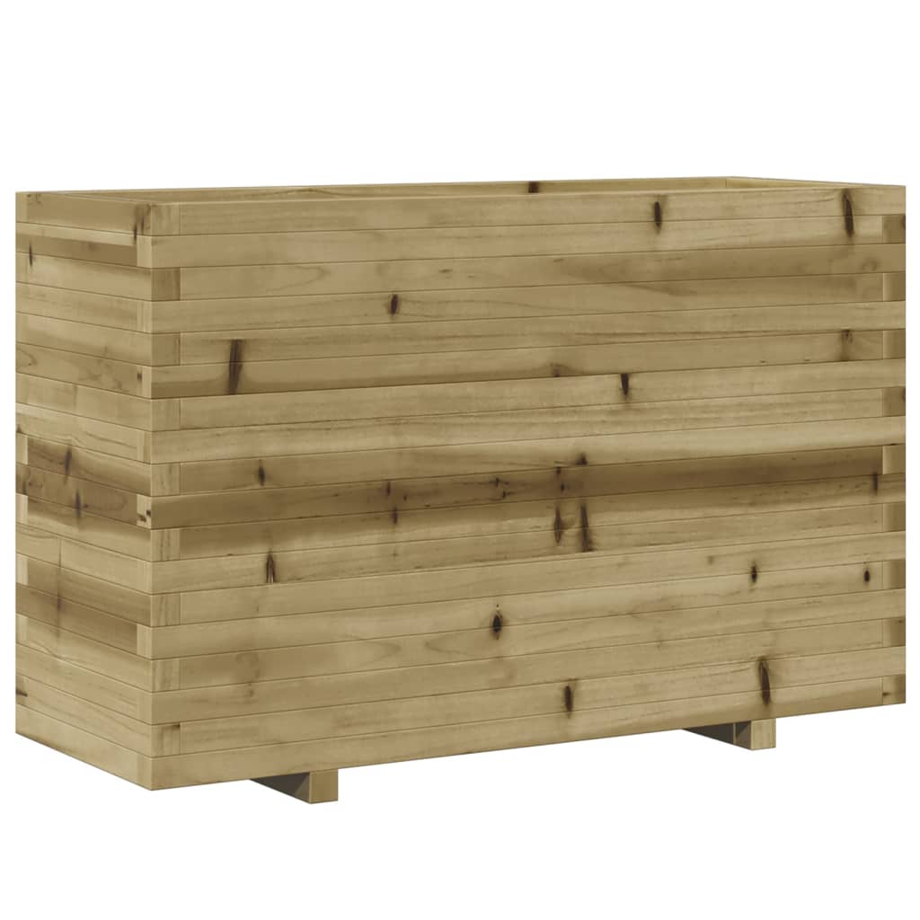 vidaXL Fioriera da Giardino 110x40x72,5 cm in Legno di Pino Impregnato