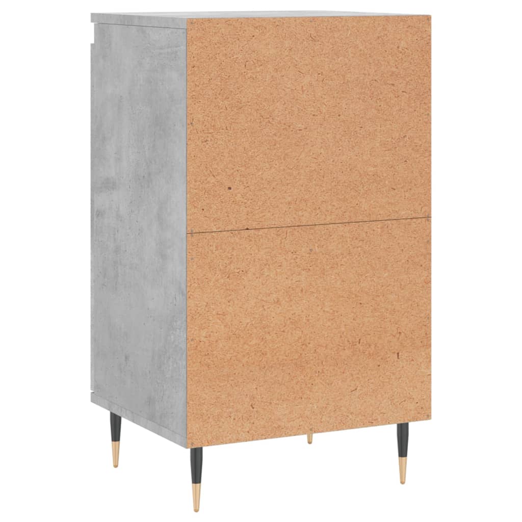 vidaXL Credenza Grigio Cemento 40x35x70 cm in Legno Multistrato