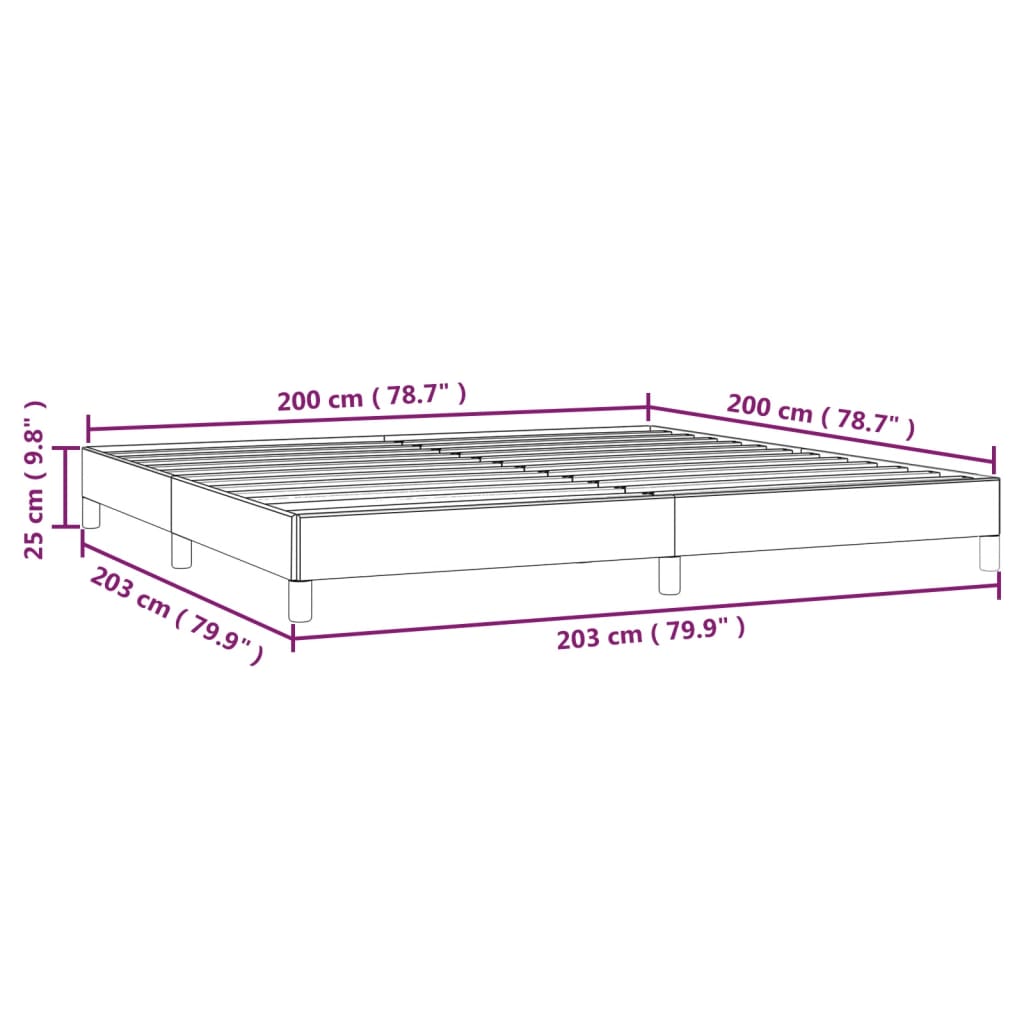 vidaXL Giroletto Bianco 200x200 cm in Similpelle