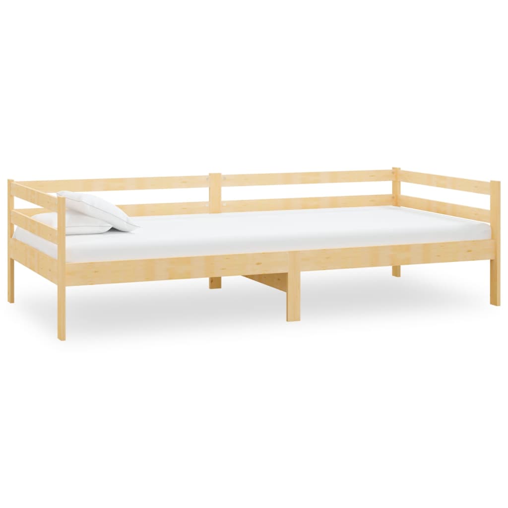 vidaXL Divano Letto con Materasso 90x200 cm Legno Massello di Pino