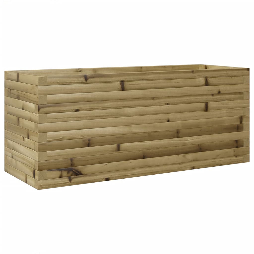 vidaXL Fioriera da Giardino 110x40x46 cm in Legno di Pino Impregnato