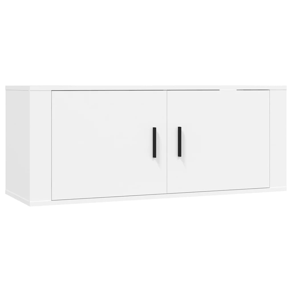 vidaXL Set di Mobili Porta TV 7 pz Bianco in Legno Multistrato