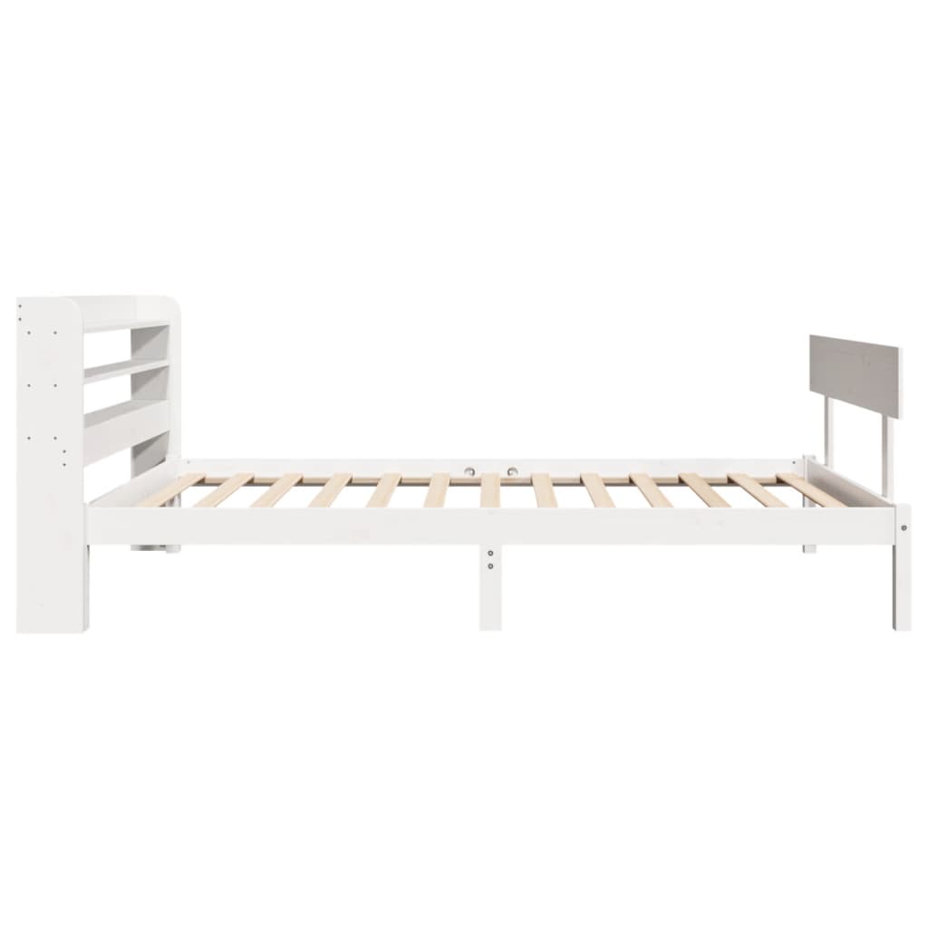 vidaXL Letto senza Materasso Bianco 90x200 cm Legno Massello di Pino