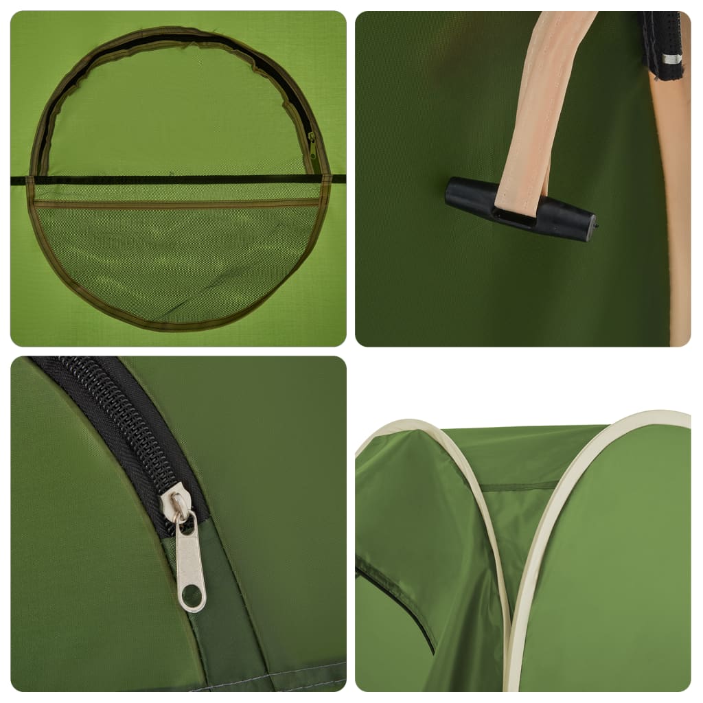 vidaXL Tenda Privacy Pop-Up Verde Impermeabile