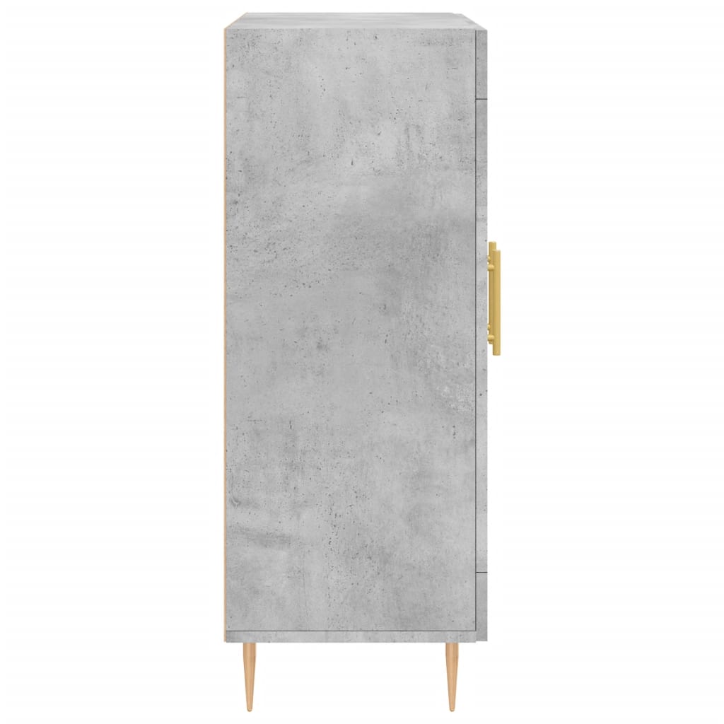 vidaXL Credenza Grigio Cemento 69,5x34x90 cm in Legno Multistrato