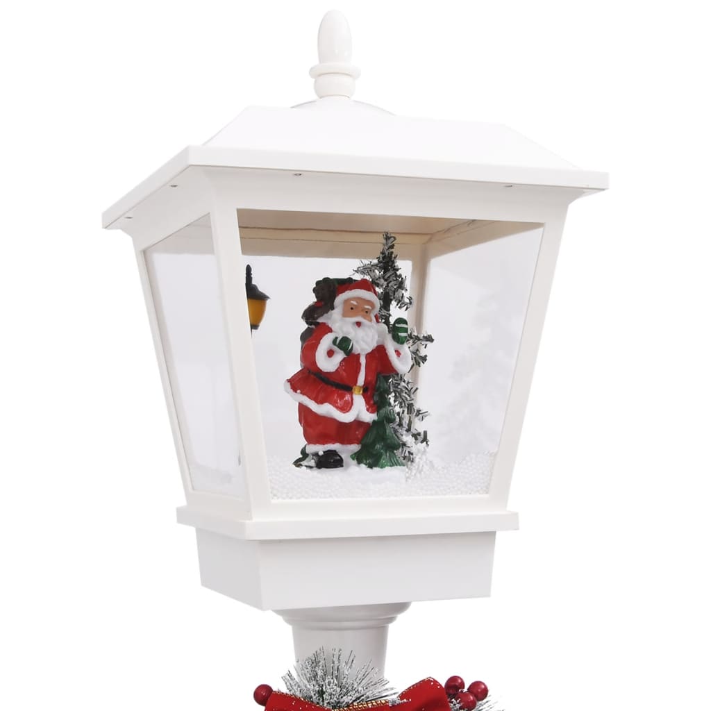 vidaXL Lampione di Natale con Babbo Natale 180 cm LED