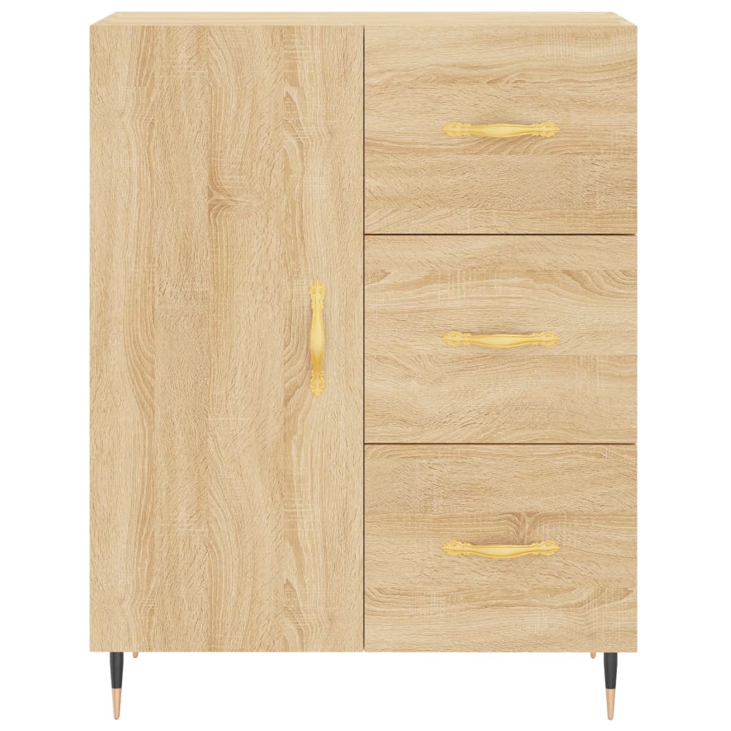 vidaXL Credenza Rovere Sonoma 69,5x34x90 cm in Legno Multistrato