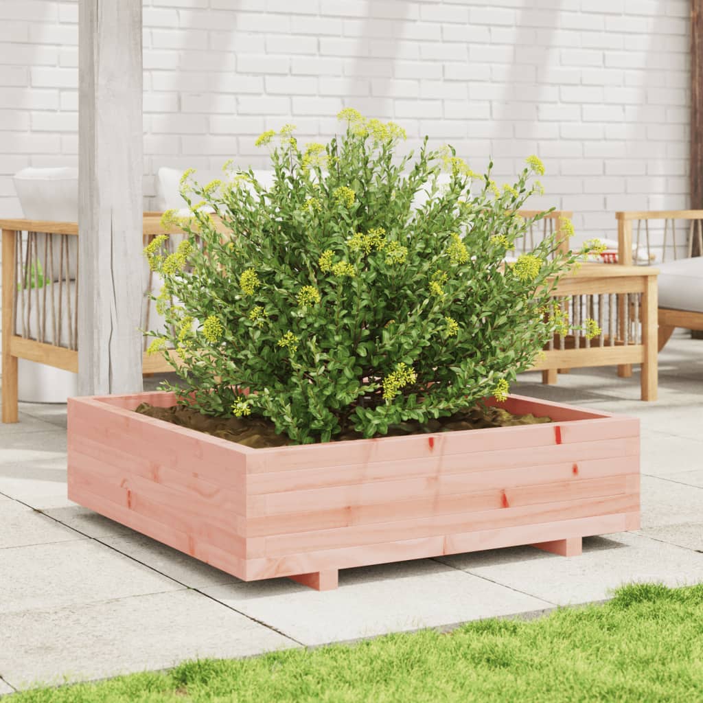 vidaXL Fioriera da Giardino 90x90x26,5 cm in Legno Massello di Douglas