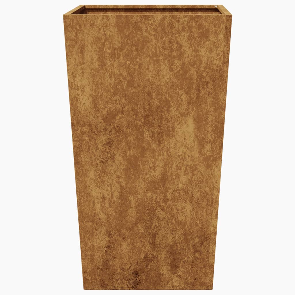 vidaXL Fioriere da Giardino 2 pz 45x45x75 cm in Acciaio Corten