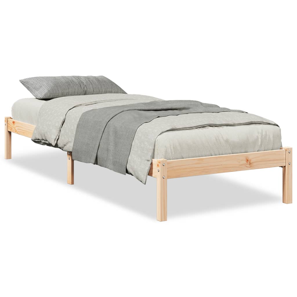 vidaXL Letto Extra Lungo senza Materasso 180x200 cm in Legno di Pino