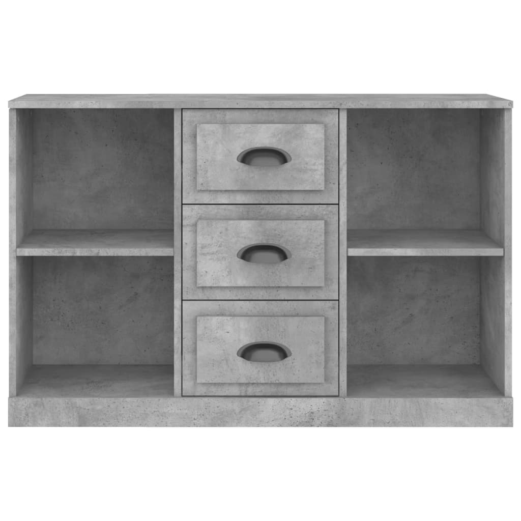 vidaXL Credenza Grigio Cemento 104,5x35,5x67,5 cm in Legno Multistrato