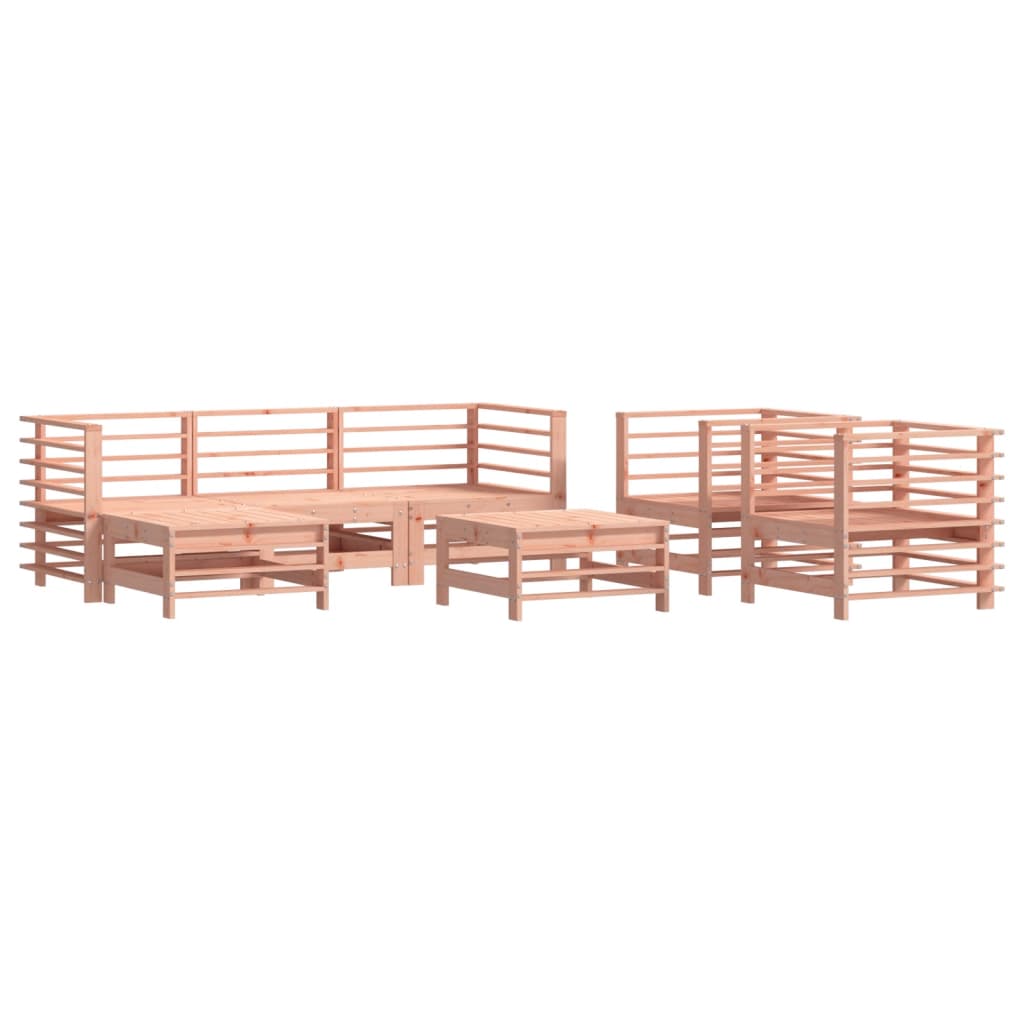 vidaXL Set Salotto da Giardino 7 pz in Legno Massello di Douglas