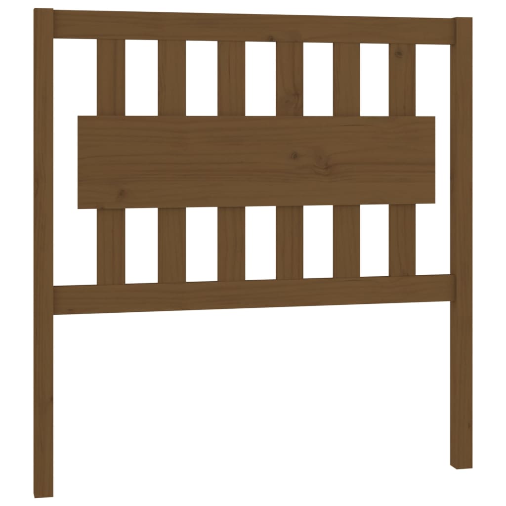 vidaXL Testiera per Letto ambra 95,5x4x100cm in Legno Massello di Pino