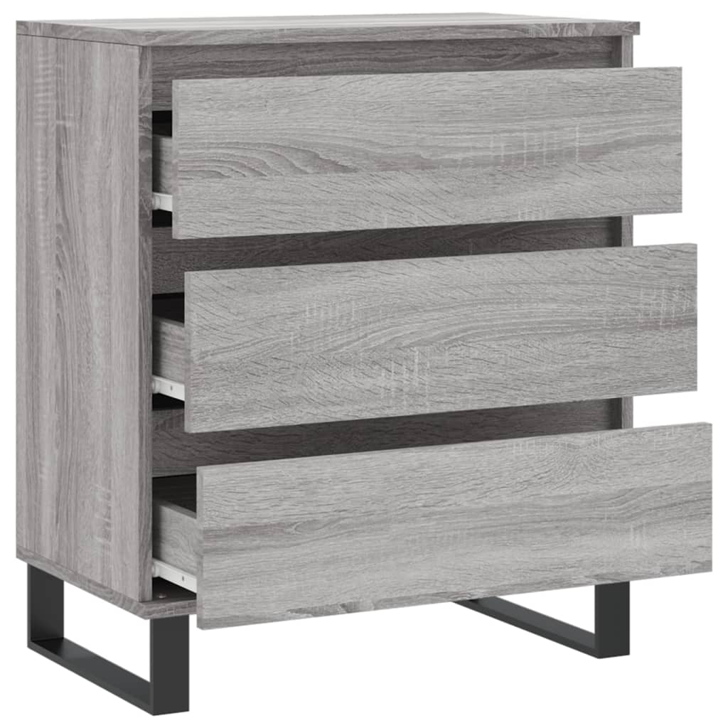 vidaXL Credenza Grigio Sonoma 60x35x70 cm in Legno Multistrato