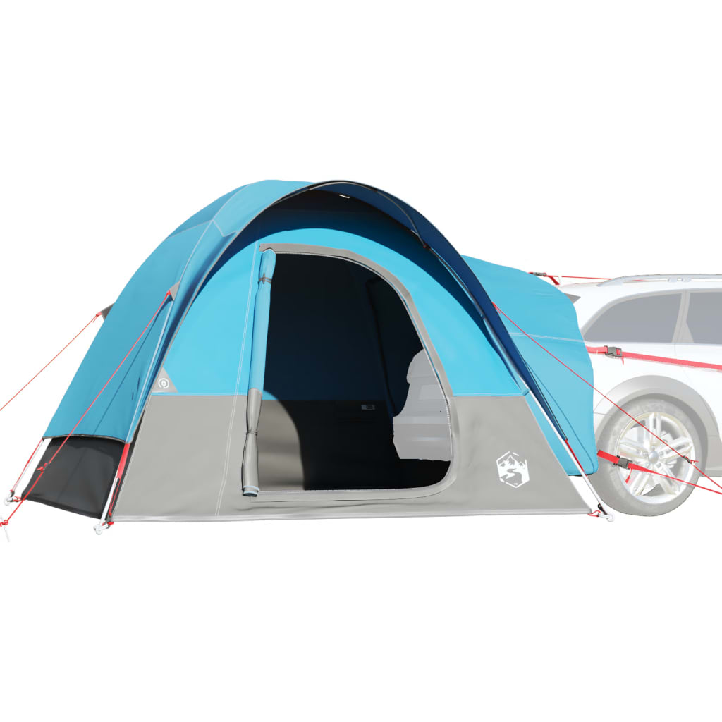 vidaXL Tenda da Campeggio per Auto per 4 Persone Blu Impermeabile