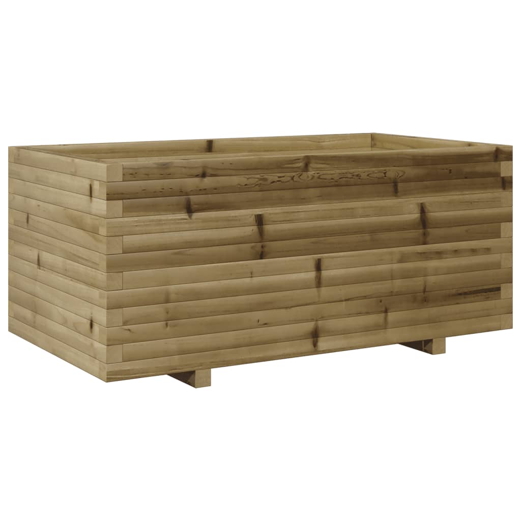 vidaXL Fioriera da Giardino 110x60x49,5 cm in Legno di Pino Impregnato