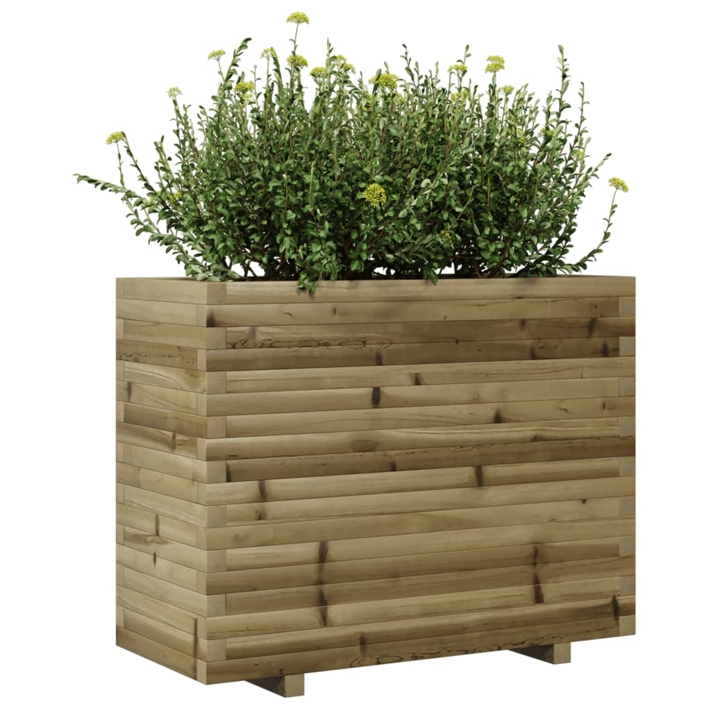 vidaXL Fioriera da Giardino 90x40x72 cm in Legno di Pino Impregnato