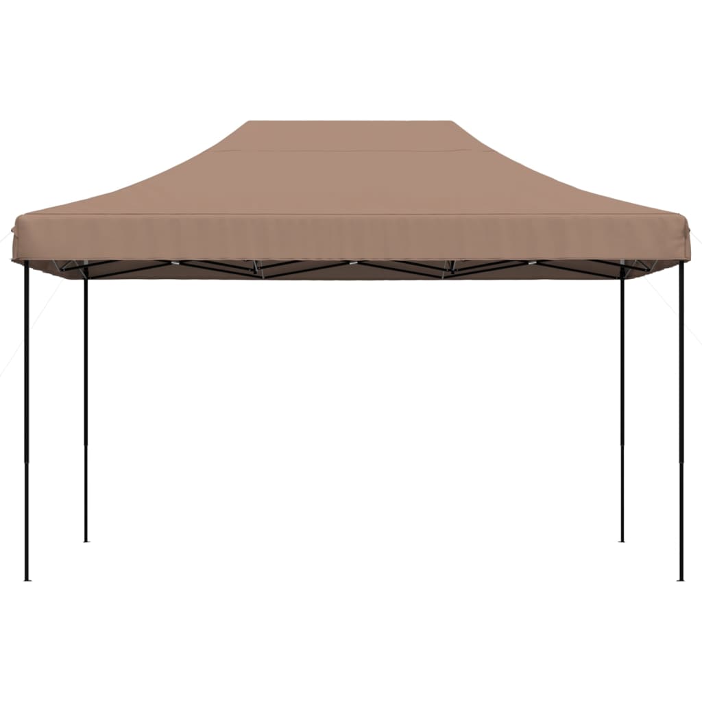 vidaXL Tenda da Festa Pieghevole Pop-Up Marrone 440x292x315 cm