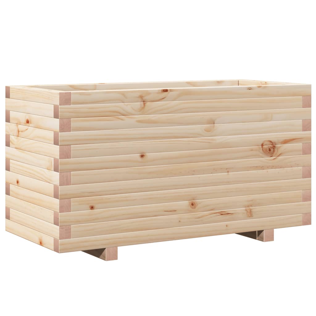 vidaXL Fioriera da Giardino 90x40x49,5 cm in Legno Massello di Pino