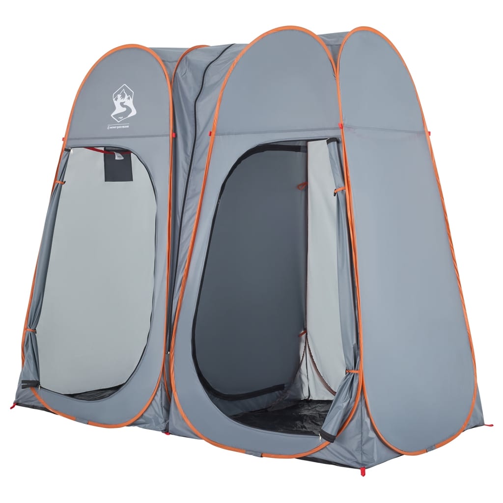 vidaXL Tenda Privacy Pop-Up Grigio e Arancione Impermeabile