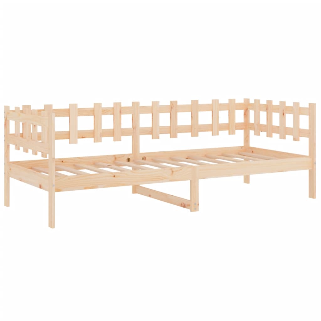 vidaXL Dormeuse senza Materasso 90x200 cm in Legno Massello di Pino