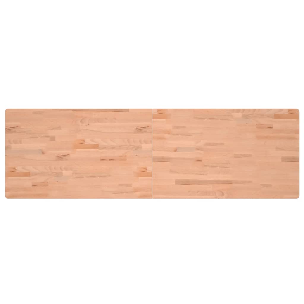 vidaXL Piano Scrivania 180x55x2,5 cm in Legno Massello di Faggio