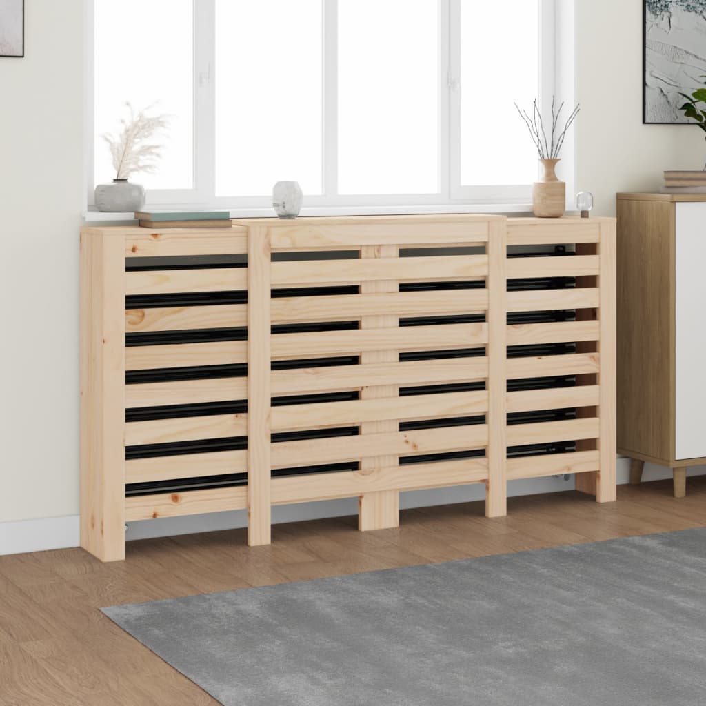 vidaXL Copertura Termosifone 210x21x85 cm in Legno Massello di Pino