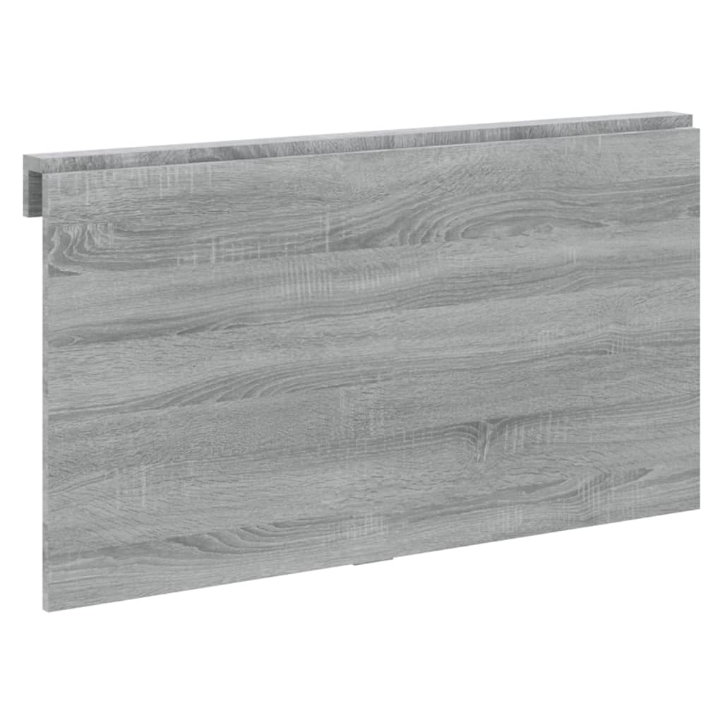 vidaXL Tavolino Muro Pieghevole Grigio Sonoma 100x60x56 cm Multistrato