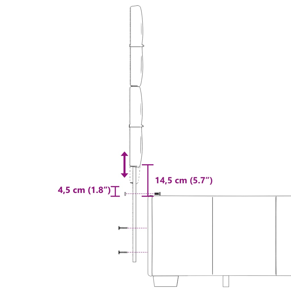 vidaXL Giroletto a Molle con Materasso Grigio Scuro 200x200 cm Tessuto