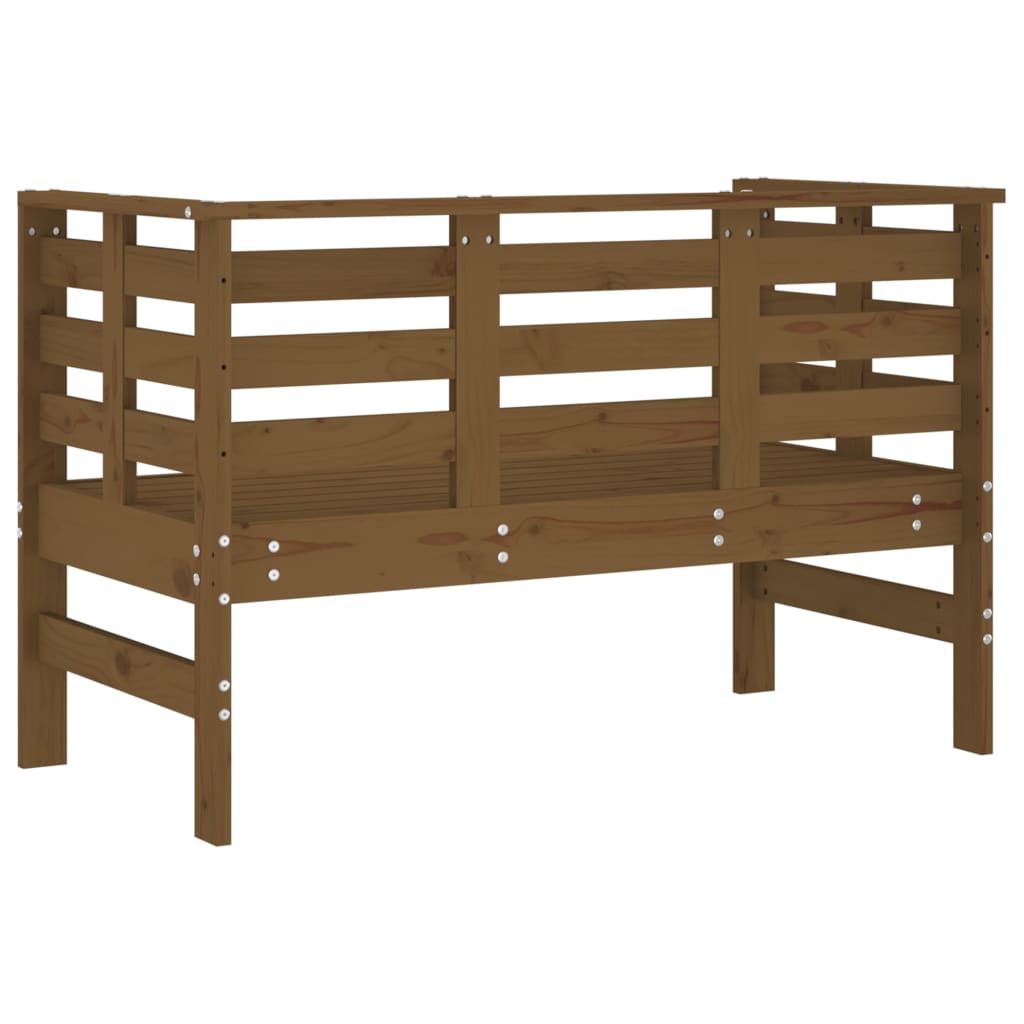 vidaXL Panca da Giardino Ambra 111,5x53x71 cm Legno Massello di Pino